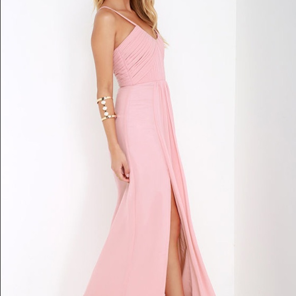 Bariano Blush Pink Gown